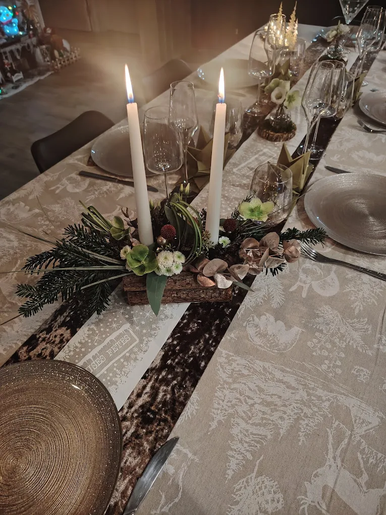 Décoration florale de table par Flowerdine